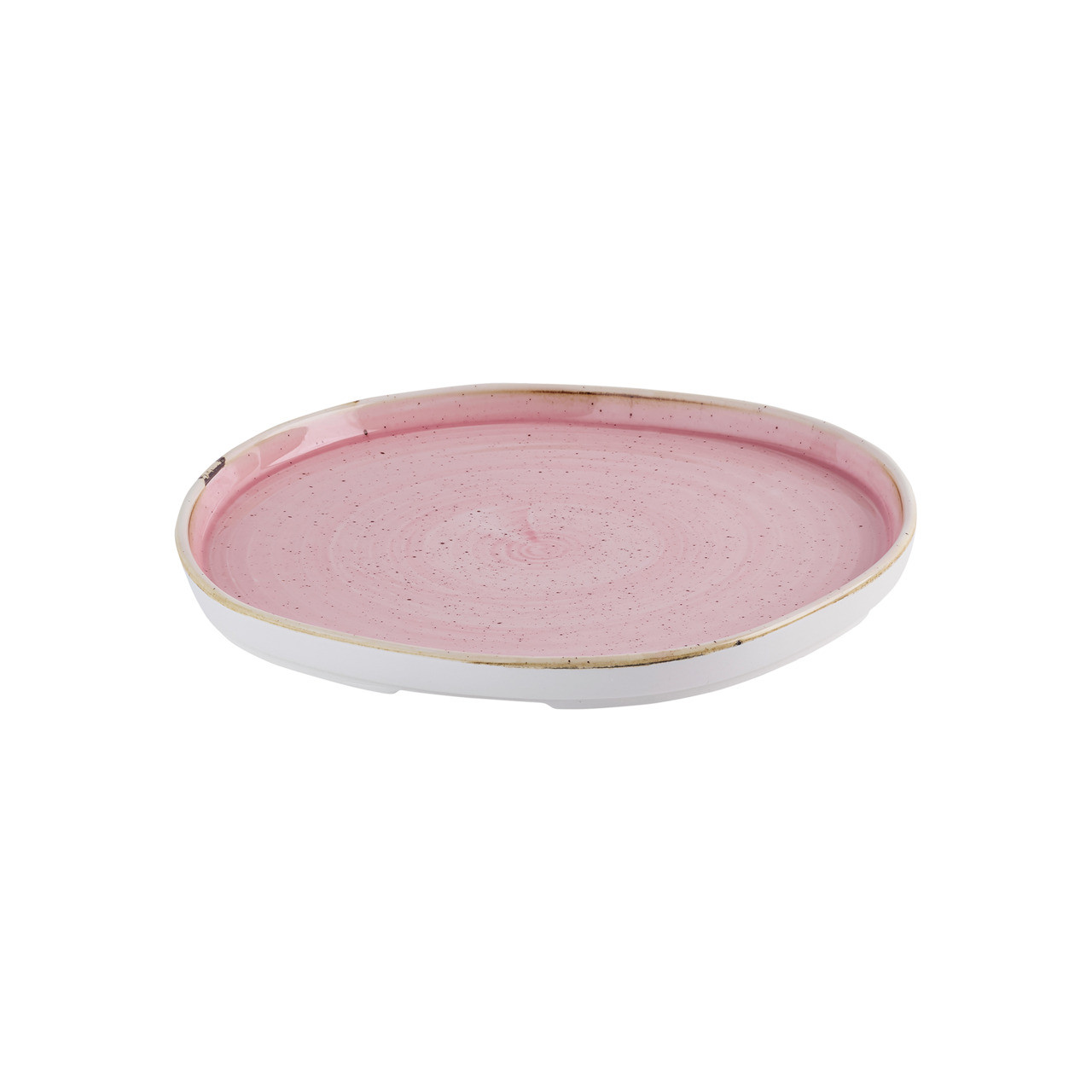 Stonecast, Teller flach mit Steilrand Organic ø 255 mm Petal Pink